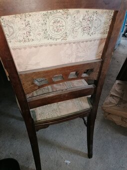 Starožitné stoličky drevené, začiatok 20.stor. - 2