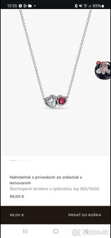 Pandora nahrdelnik strieborny nenoseny - 2