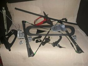 VW Polo III 6N1 sťahovačky, zrkadlá, rezerva, zámky, kľučky - 2