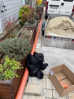 Rury cca 4x3m a 4x2m + kolena 110cm - 2