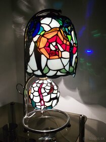stolní lampa PROLOMIT VLNY -vitráž - 2