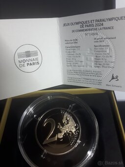 2€ proof Francúzsko 2024 colorovaná - 2