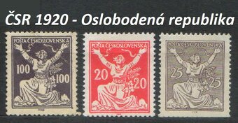 Poštové známky, filatelia: ČSR+ČSSR, slávne série B - 2