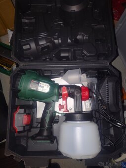 Aku striekacia pištoľ na farbu + Akumulátor + Nabíjačka - 2