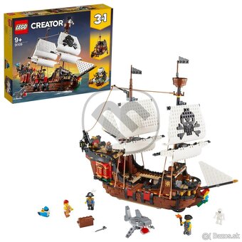 LEGO Creator 31109 Pirátska loď  3v1 - 2
