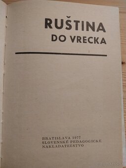 RUŠTINA do vrecka - 2