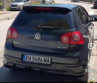 Zadný narazník R32 golf 5 - 2