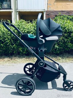 MUUVO Kočík kombinovaný Quick 4.0 +CYBEX vajičko +oblecenie - 2