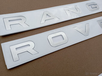 nápis RANGE ROVER strieborný - 2