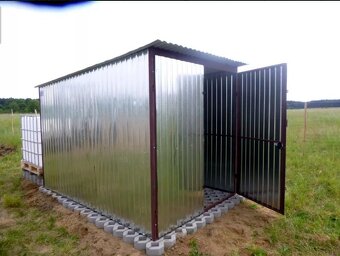 Stavebná malá búda 2x3m - 2