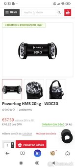 Posilňovací vak 20kg/powerbag - 2