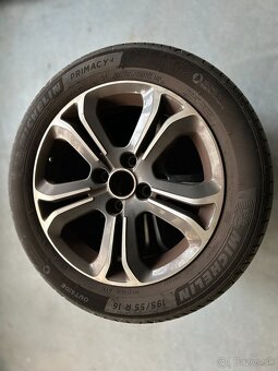 hliniková sadu Alu disky + Mischelin Primacy 195/55 R16 - 2