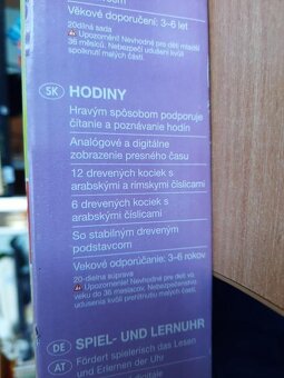 Drevene detské hodiny - 2