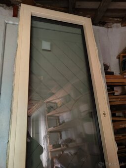 Balkonove dvere 880 x 2300 drevohlinik Mintal - 2