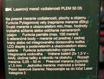 Laserový merač vzdialenosti - 2