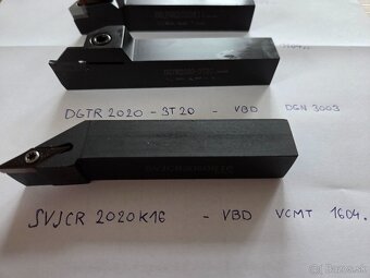 VBD, závitníky a soustružnické nože - 2