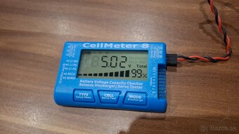 Tester kapacity batérií a servotester - 2