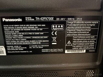 Plazmový televizor Panasonic VIERA TH-42PX700E - 2