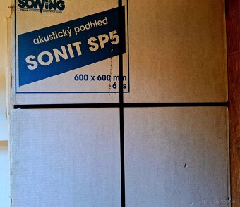 SONIT SP5, akustický podhľadový panel 600x600mm - 2