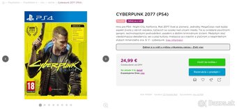PS4/5 hry / Cyberpunk / Spiderman / NFS / Ratchet and Clank - 2