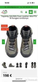 SALEWA Puez Leather Mid PTX W bungee cord/onyx - 2