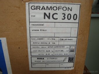 Gramofon Tesla NC 300 - 2