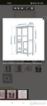 Hemnes skriňa IKEA - 2