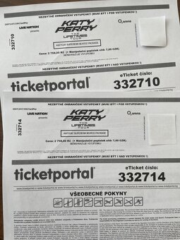KATY PERRY VIP + KATYCAT SUPERFAN SEATED PACKAGE - 2