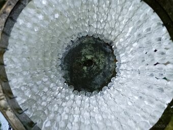 Sklenené ovocie v miske,československo - 2