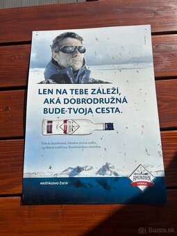 Plechová tabuľa Amundsen - 2