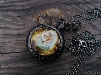 Panna Mária s Ježišom vreckové hodiny - 2