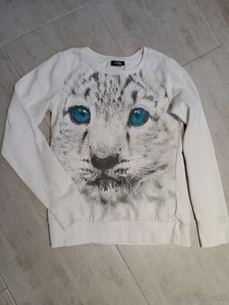 3 ks mikiny a tričká 140-146 - 2