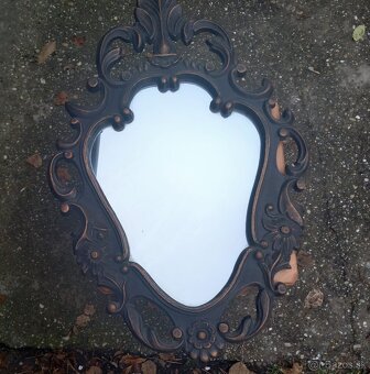 Predám- Zrkadlo kovovy ram - 2