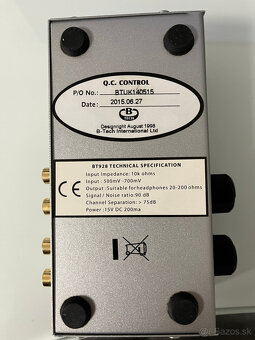 Stereo sluchadlový zosilovač - 2