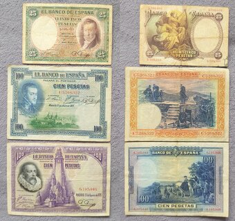 Bankovky Španielsko, Grécko - 2