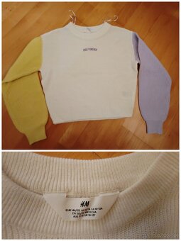 Predam dievcenske crop-topy 146-152 - 2