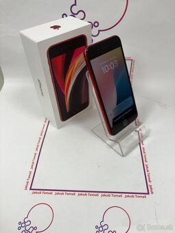 Apple iPhone SE 2020 64GB RED-Batéria 100% - 2