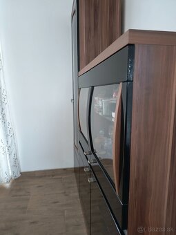 Obývacia zostava slivka čierna leskla - 2