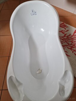 Anatomická vanička s výpustom 102 cm Lux Bunny biela - 2