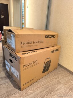 Recaro Privia EVO – ľahké vajíčko +základňa +adaptéry zdarma - 2