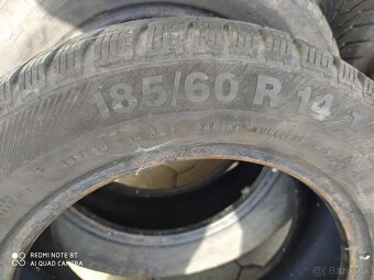 Predám zimné Pneu 185/60R14 - 2