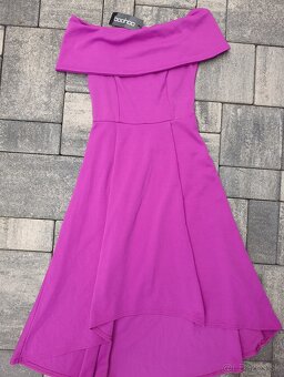 Fialové šaty M / 38 - 2