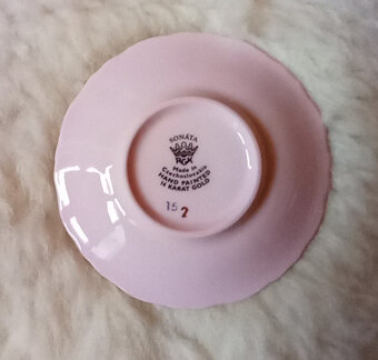Ružový Porcelán - Podšálka - 2