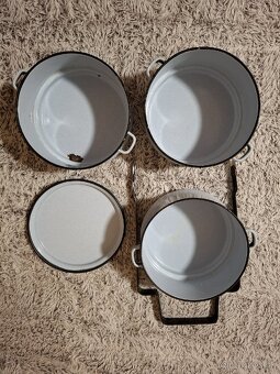 Retro Smaltovany obedar - 2