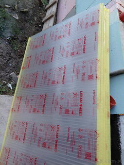 2ks Lexan 2,1x1m - 16mm čírí - 2