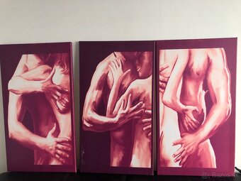 3 obrazy motiv muz zena laska - 2