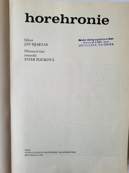 Ján Mjartan - HOREHRONIE II - Kultúra a spôsob života ľudu - 2