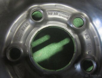 R15 plechové disky VOLKSWAGEN rozteč 5x100 ET40 - 2