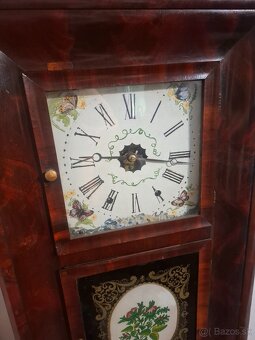 Predám funkčné starožitné pondusové hodiny CLOCKS JEROME & C - 2