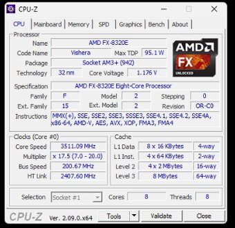 Zaklad PC zostavy AM3+,ASUS, AMD FX-8 (MB+CPU+RAM+SSD) - 2